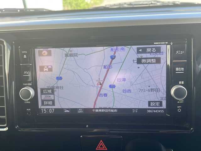 日産 デイズ ルークス X Vセレクション 埼玉県 2019(平31)年 0.6万km スターリングシルバーM 外部検査実施済み/純正ＳＤナビ＆フルセグＴＶ/（ＤＶＤ＆ＣＤ＆ＭＳＶ＆ＵＳＢ＆ＢＴ）/全周囲カメラ/ＥＴＣ/前後ドライブレコーダー/衝突軽減ブレーキ/コーナーセンサー/ステアリングリモコン/アイドリングストップ/両側パワースライドドア/純正１４inアルミホイール/電動格納ミラー/スマートキー/プッシュスタート/Ｗ＆サイドエアバッグ/横滑り防止機能/ＡＢＳ/ドアバイザー/フロアマット/取扱説明書（車両＆ナビ）/スマートスペアキー有