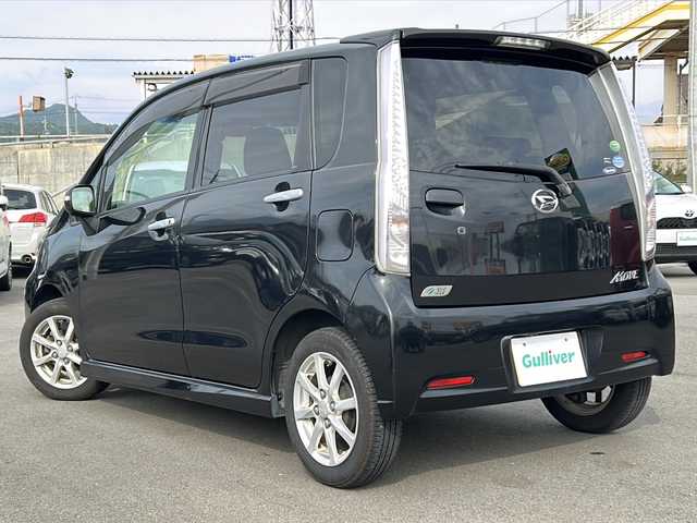 ダイハツ ムーヴ カスタム X SA 山口県 2013(平25)年 9.2万km ブラックマイカメタリック 純正メモリナビ/スマートキー/バックカメラ/LEDオートライト/衝突被害軽減ブレーキ/アイドリングストップ/横滑り防止装置/純正アルミホイール