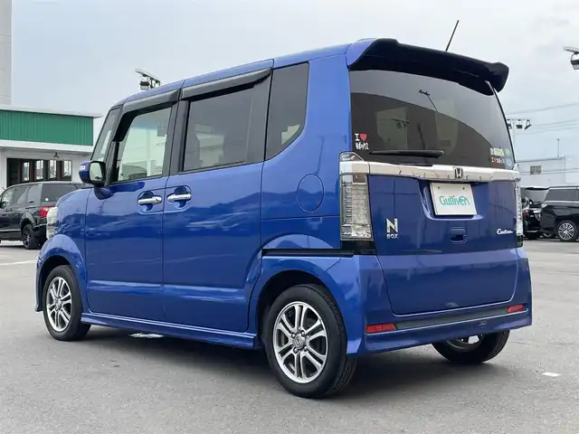 ホンダ Ｎ ＢＯＸ カスタム G Lパッケージ 東京都 2015(平27)年 8.5万km ブリリアントスポーティブルーメタリック2トーン 純正ナビ/バックモニター/シティブレーキアクティブシステム/パワースライドドア/ＥＴＣ/ドライブレコーダー/横滑り抑制機能/ＥＣＯＮモード/ステアリングリモコン/オートエアコン/スマートキー