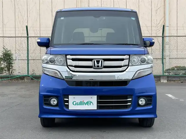 ホンダ Ｎ ＢＯＸ カスタム G Lパッケージ 東京都 2015(平27)年 8.5万km ブリリアントスポーティブルーメタリック2トーン 純正ナビ/バックモニター/シティブレーキアクティブシステム/パワースライドドア/ＥＴＣ/ドライブレコーダー/横滑り抑制機能/ＥＣＯＮモード/ステアリングリモコン/オートエアコン/スマートキー