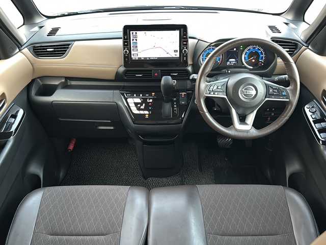 日産 ルークス HWS Gターボ プロパイロットED 岐阜県 2020(令2)年 4.8万km パープル /ワンオーナー//純正SDナビ/(BT/CD/TV/FM/AM)//ワンセグテレビ//両側パワースライドドア//前後ドライブレコーダー//全方位カメラ//日産プロパイロット//アダプティブクルーズコントロール//コーナーセンサー//レーンアシスト//両側パワースライドドア//LEDヘッドライト//フォグランプ//オートライト//ステアリングスイッチ//プッシュスタート&スマートキー//純正フロアマット//純正15インチアルミホイール//ETC