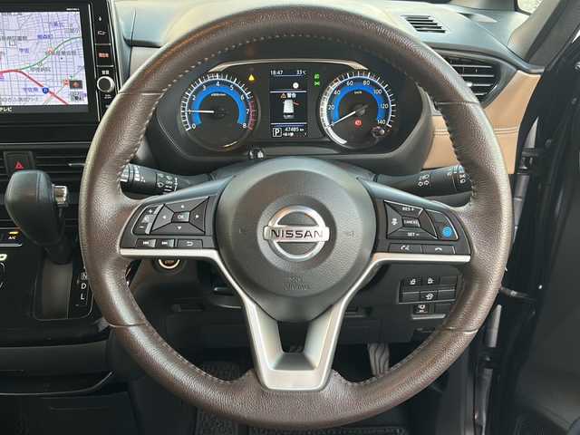 日産 ルークス HWS Gターボ プロパイロットED 岐阜県 2020(令2)年 4.8万km パープル /ワンオーナー//純正SDナビ/(BT/CD/TV/FM/AM)//ワンセグテレビ//両側パワースライドドア//前後ドライブレコーダー//全方位カメラ//日産プロパイロット//アダプティブクルーズコントロール//コーナーセンサー//レーンアシスト//両側パワースライドドア//LEDヘッドライト//フォグランプ//オートライト//ステアリングスイッチ//プッシュスタート&スマートキー//純正フロアマット//純正15インチアルミホイール//ETC