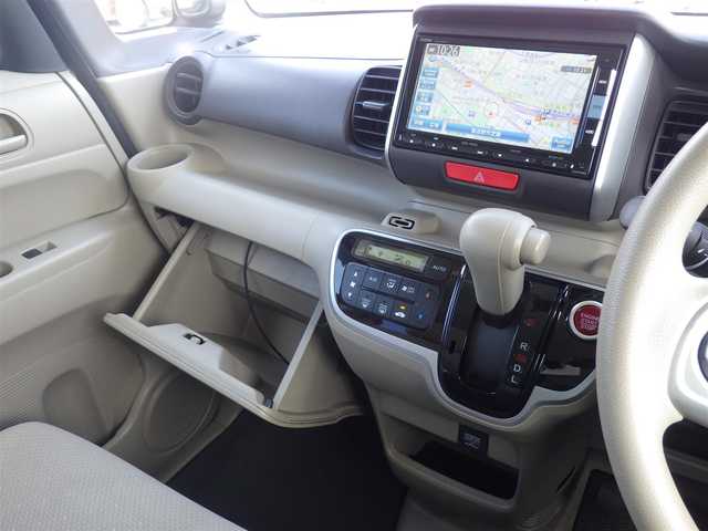 ホンダ Ｎ ＢＯＸ G Lパッケージ 千葉県 2014(平26)年 6.2万km プレミアムブロンズパール 左パワースライドドア/右イージークローザードア/純正SDナビ/地デジTV/【DVD/CD再生機能　Bluetooth接続】/バックカメラ/ウインカーミラー/純正14インチアルミホイル/スマートキー