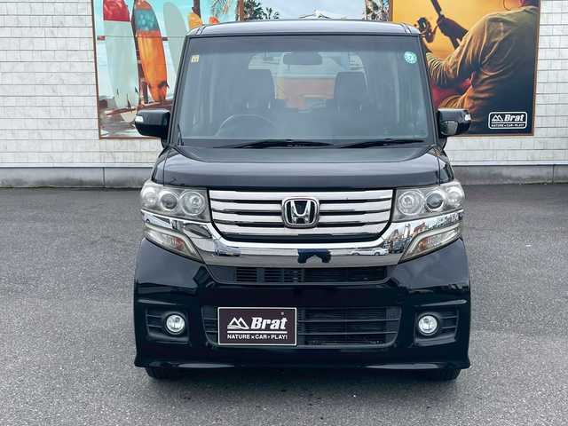 ホンダ Ｎ ＢＯＸ カスタム G Lパッケージ 宮崎県 2012(平24)年 6.5万km クリスタルブラックパール 両側パワースライド　/カロッツェリアＳＤナビ　/フルセグＴＶ　/Ｂｌｕｅｔｏｏｔｈ　/ＤＶＤ　/ＥＴＣ　/バックカメラ　/スマートキー　/ドアバイザー/純正フロアマット