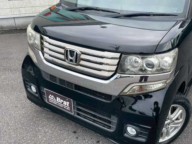 ホンダ Ｎ ＢＯＸ カスタム G Lパッケージ 宮崎県 2012(平24)年 6.5万km クリスタルブラックパール 両側パワースライド　/カロッツェリアＳＤナビ　/フルセグＴＶ　/Ｂｌｕｅｔｏｏｔｈ　/ＤＶＤ　/ＥＴＣ　/バックカメラ　/スマートキー　/ドアバイザー/純正フロアマット