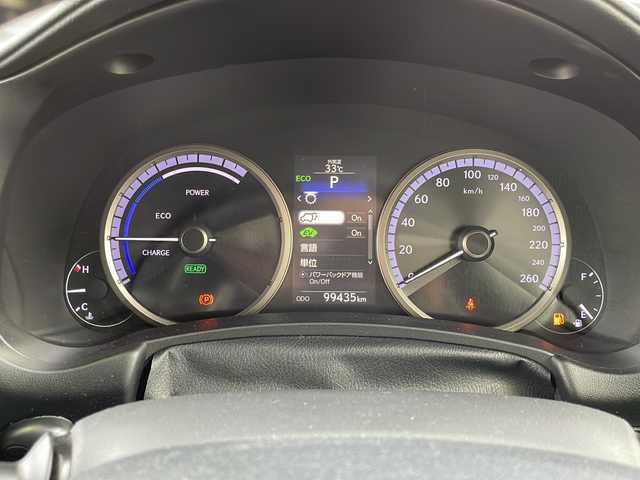 レクサス ＮＸ 300h Fスポーツ 京都府 2014(平26)年 10万km ブラック ３眼ＬＥＤライト　/フォグランプ/ウィンカーミラー/サンルーフ　/サイドカメラ　/バックカメラ　/ナノイー　/ステアリングヒーター　/シートヒーター＆ベンチレーター　　/純正SDナビ7インチ/ブルーレイ再生可能/Ｂｌｕｅｔｏｏｔｈ接続/クリアランスソナー　/クルーズコントロール/ブレーキホールド/パドルシフト/スマートキー/ワンセグTV/電動リアゲート/禁煙車