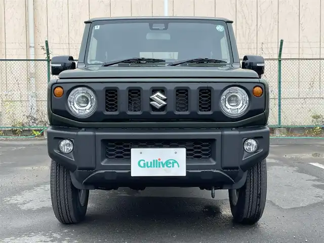スズキ ジムニー XC 東京都 2025(令7)年 0.1万km ジャングルグリーン 社外メモリナビ＆フルセグ/・BluetoothAudio　/・CD/SD/DVD/AM/FM/ＬＥＤヘッドランプ　/クルーズコントロール　/セーフティサポート　/・デュアルカメラブレーキサポート　/・誤発進抑制機能　/・車線逸脱警報　/・ふらつき警報　/・先行車発進お知らせ機能　/・アイドリングストップ/純正フロアマット/プッシュエンジンスタート/スマートキー/電動格納ミラー/Wエアバック＆ABS/保証書＆取説