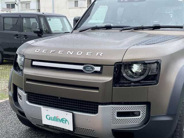 ランドローバー ランドローバー ディフェンダー 110SE 兵庫県 2021(令3)年 1.2万km ベージュ /ワンオーナー//カラー ゴンドワナストーン（1DK）//内装エイコーン/ルナ//EXPRORER PACK（UP GLADE）/ エクステリアサイドマウントギアキャリア/ エクスペディションルーフラック/ レイズドエアインテーク/ フロントエクスペディションプロテクションシステム/ フィックスドサイドステップ/ デプロイアブルルーフラダー//URBAN PACK/ フットペダル（ブライトメタル）/ スペアホイールカバー/ ブライトリアスカッフプレート/OP:/ サテンプロテクションフィルム/ スライディングパノラミックルーフ/ フロント/リヤクラシックマッドフラップ/ フルハイトラゲッジスペースパーテーション/ インテグレーテッドエアコンプレッサー/ アクティビティキー//エアサスペンション//純正ナビ//Bluetooth/Apple Car Play//MERIDIANスピーカー//3Dサラウンドカメラ（360度モニター）//ClearSightインテリアリアビューミラー//エマージェンシーブレーキ//レーンキープ//ドライバーコンディションモニター//パーキングエイド//リヤトラフィックモニター//ブラインドスポットアシスト//ACC//オートハイビームアシスト//R4/5/6/7ディーラー点検記録