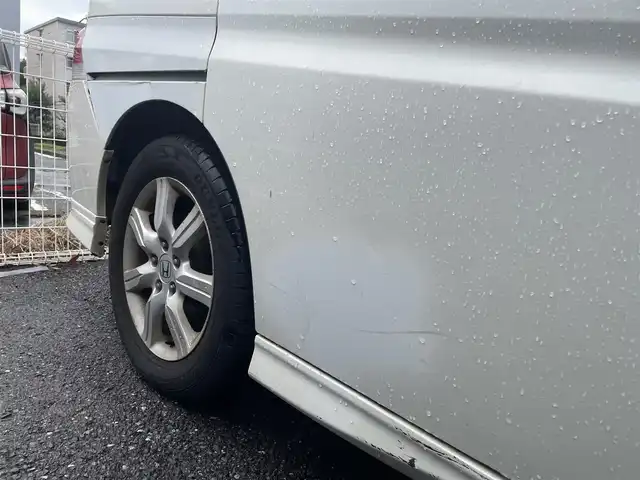 ホンダ ステップワゴン 24Z 千葉県 2006(平18)年 4.7万km 白 HDDナビ　（ワンセグTV、FMAMラジオ、CD）/パドルシフト/純正エアロ　（フロント、リア、サイド）/純正フロアマット/サンバイザー/ETC/電動格納ミラー/ウィンカーミラー