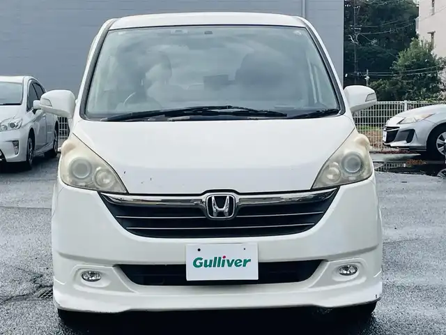 ホンダ ステップワゴン 24Z 千葉県 2006(平18)年 4.7万km 白 HDDナビ　（ワンセグTV、FMAMラジオ、CD）/パドルシフト/純正エアロ　（フロント、リア、サイド）/純正フロアマット/サンバイザー/ETC/電動格納ミラー/ウィンカーミラー