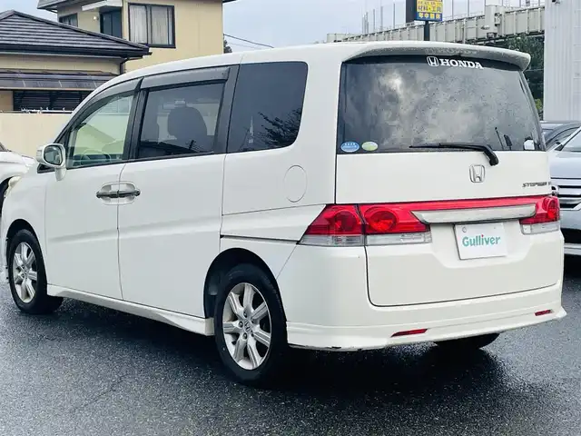 ホンダ ステップワゴン 24Z 千葉県 2006(平18)年 4.7万km 白 HDDナビ　（ワンセグTV、FMAMラジオ、CD）/パドルシフト/純正エアロ　（フロント、リア、サイド）/純正フロアマット/サンバイザー/ETC/電動格納ミラー/ウィンカーミラー