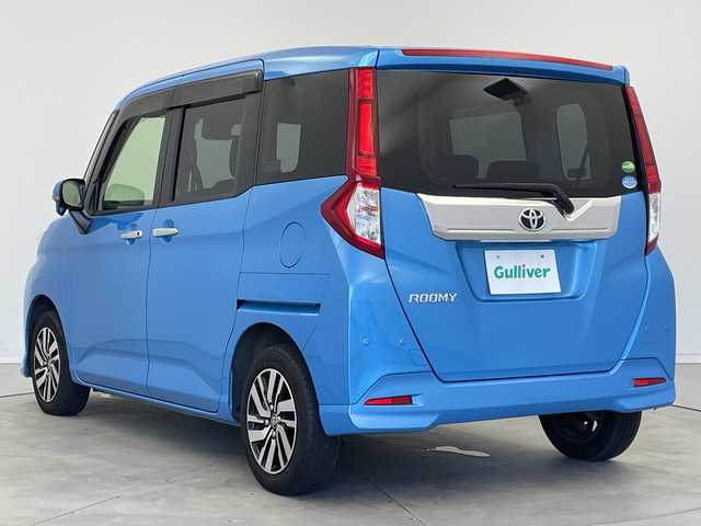 トヨタ ルーミー カスタムG 新潟県 2019(令1)年 4万km ファインブルーマイカメタリック 純正オーディオ【CHN-W54】/スマートアシスト/衝突被害軽減ブレーキ/レーンキープアシスト/クルーズコントロール/両側パワースライドドア/前後コーナーセンサー/アイドリングストップ/横滑り防止装置/LEDヘッドライト/オートマチックハイビーム/レザーステアリング