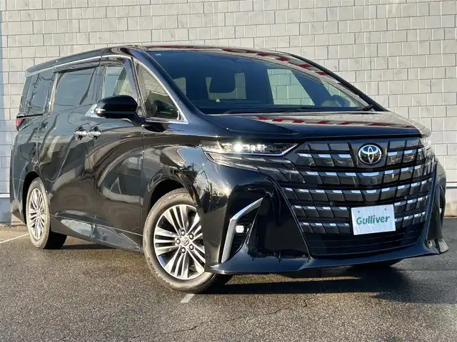 トヨタ アルファード Z 富山県 2023(令5)年 5万km ブラック 純正ディスプレイオーディオプラス/Bluetooth/フルセグTV/パノラミックビューモニター/左右独立ムーンルーフ/レーダークルーズコントロール/両側パワースライドドア/トヨタセーフティーセンス/ブラインドスポットモニター/3眼LEDヘッドライト/パワーバックドア/パワーシート/メモリーシ－ト/ステアリングヒーター/置くだけ充電/ビルトイン2.0ETC/オートハイビーム/オートライト/ドライブレコーダー