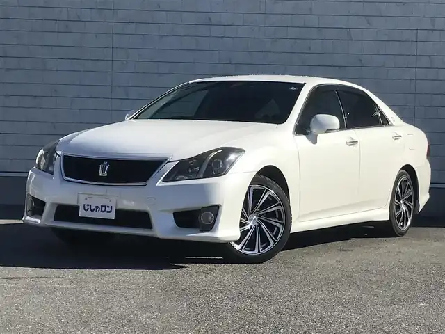 トヨタ クラウン アスリート プレミアムエディション 栃木県 2012(平24)年 9.4万km ホワイトパールクリスタルシャイン (株)IDOMが運営する【じしゃロン小山店】の自社ローン対象車両になります。こちらは現金ご利用時の価格です。/自社ローンご希望の方は別途その旨お申付け下さい。//禁煙車/純正フルセグナビ/（CD/DVD/AM/FMラジオ）/(Bluetooth)/スマートキー/プッシュスタート/バックカメラ/ＥＴＣ/クルーズコントロール/ドライブレコーダー/パワーシート/シートメモリー/シートヒーター/エアシート/後部座席サンシェード/ステアリングリモコン/電動格納ドアミラー/パワーウインドウ/オートライト/自動防眩ミラー