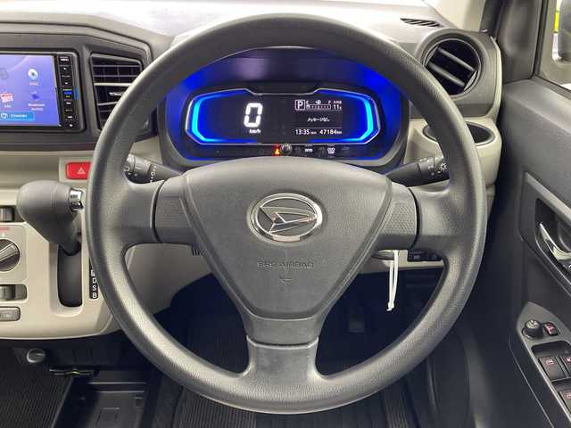 ダイハツ ミラ イース X リミテッド SAⅢ 岐阜県 2018(平30)年 4.8万km ブラックマイカメタリック 純正ナビ/　(AM/FM/CD/DVD/Bluetooth/フルセグTV)/バックカメラ/スマートアシストIII/衝突軽減ブレーキ/コーナーセンサー/オートハイビーム/ETC/純正フロアマット/電動格納ミラー/パワーウィンドウ/ヘッドライトレベライザー/HIDヘッドライト