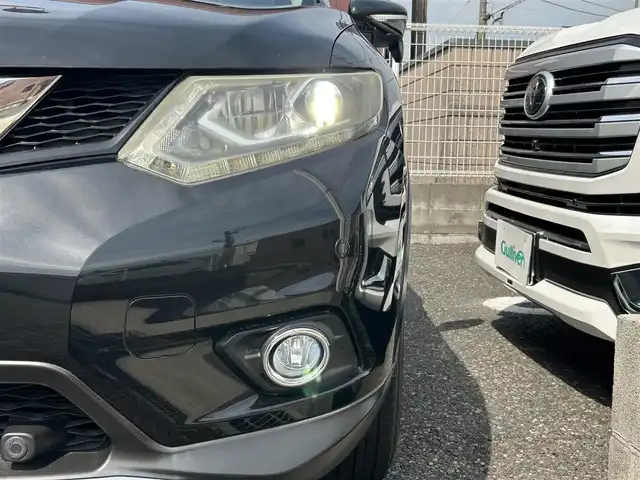 日産 エクストレイル 20X エマージェンシーブレーキ 福岡県 2015(平27)年 7.4万km ダイヤモンドブラック 純正メモリーナビ【AVN-SZ04iW】/ (AM/FM/Bluetooth/DVD/CD/DS/フルセグTV)/バックカメラ/カプロンシート/走行支援/安全装備/・車線逸脱警報/・エマージェンシーブレーキ/・コーナーセンサー/・横滑り防止/シートヒーター/プッシュスタート/オートライト/電格ミラー/ドアミラーヒーター/KENWOODドライブレコーダー【KNA-DR350】/ビルトインETC/盗難防止装置/ISOFIX/スペアキー×1/エンジンスターター/（積載）純正17インチアルミホイール×4/保証書/取扱説明書/ナビ取扱説明書