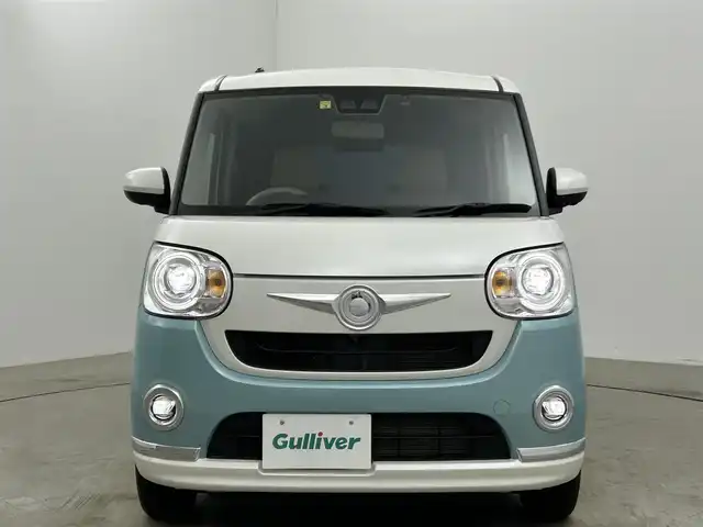 ダイハツ ムーヴ キャンバス G メイクアップ VS SAⅢ 岡山県 2022(令4)年 1.7万km パールホワイトⅢ/ファインミントメタリック 2トーン 純正ナビ　衝突軽減ブレーキ　両側電動スライドドア　全周囲カメラ　ＥＴＣ　運転席シートヒーター　ＬＥＤヘッドライト　ドライブレコーダー　オートハイビーム　フルセグＴＶ　ＵＳＢ接続　Ｂｌｕｅｔｏｏｔｈ