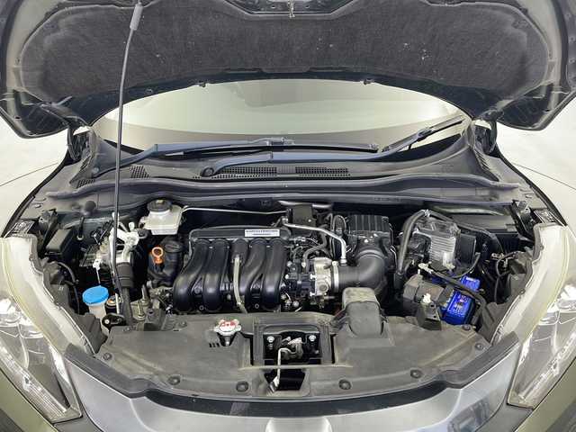 ホンダ ヴェゼル ハイブリッド X 栃木県 2014(平26)年 7.6万km ミスティックグリーンパール メーカー純正ナビ/（CD/DVD/AM・FM/SD/フルセグ/BT)/ホンダセンシング/・衝突軽減/・誤発進制御/・クルーズコントロール/・先行車発進お知らせ/横滑り防止/前席シートヒーター/ETC/パドルシフト/ステアリングスイッチ/バックカメラ/純正フロアマット/純正アルミホイール/プッシュスタート/スマートキー