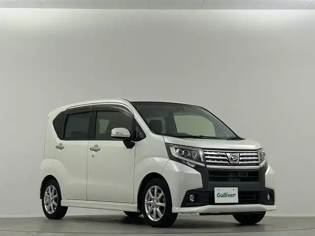 ダイハツ ムーヴ カスタム X SAⅡ 埼玉県 2016(平28)年 9.3万km ホワイトパールマイカ 純正ナビ　ＮＭＺＫ－Ｗ６７Ｄ　フルセグ　ＢＴ　ＵＳＢ　バックカメラ　プッシュスタート　純正ドアバイザー　純正フロアマット　純正１４インチＡＷ　オートライト　電動格納ミラー　ＥＴＣ　スマートキー
