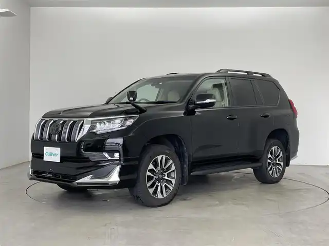 トヨタ ランドクルーザー プラド TX Lパッケージ 埼玉県 2023(令5)年 2.3万km ブラック ４ＷＤ　アルパイン９インチナビ　モデリスタエアロ　サンルーフ　フルセグＴＶ　ビルトインＥＴＣ　ベンチレーション　シートヒーター　　パワーシート　バックカメラ　　ベージュレザーシート　レーダークルーズ
