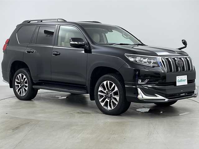 トヨタ ランドクルーザー プラド TX Lパッケージ 道央・札幌 2023(令5)年 2.3万km ブラック ・4WD/・モデリスタエアロ/・トヨタセーフティセンス/・ALPINE９インチナビ/（CD&DVD&SD＆USB&BT&フルセグ&HDMI）/・サンルーフ/・レーダークルーズコントロール/・D/Nシートヒーター/・D/Nベンチレーション/・D/Nパワーシート/・バックカメラ/・レザーシート/・純正１９インチAW