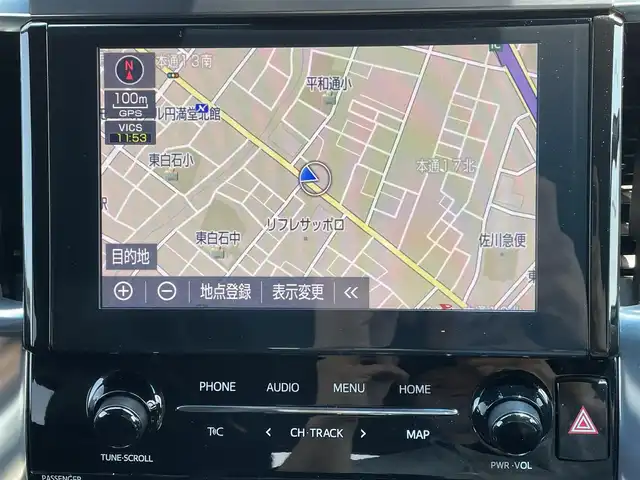 トヨタ アルファード S タイプゴールド 道央・札幌 2021(令3)年 3.8万km ホワイトパールクリスタルシャイン ・４WD/・衝突軽減ブレーキ/・純正ナビ/　CD＆DVD＆BT＆TV/・バックカメラ/・パワーバックドア/・両側パワースライドドア/・ハーフレザーシート/・アイドリングストップ/・レーンキープアシスト/・コーナーセンサー/・レーダークルーズコントロール/・オートエアコン/・オートライト/・デジタルインナーミラー/・ブラインドスポットモニター/・オートリトラミラー/・オートハイビーム/・ビルトインETC/・MT付きAT/・三眼LEDライト/・純正フロアマット/・ウィンカーミラー/・フォグライト/・スペアキー