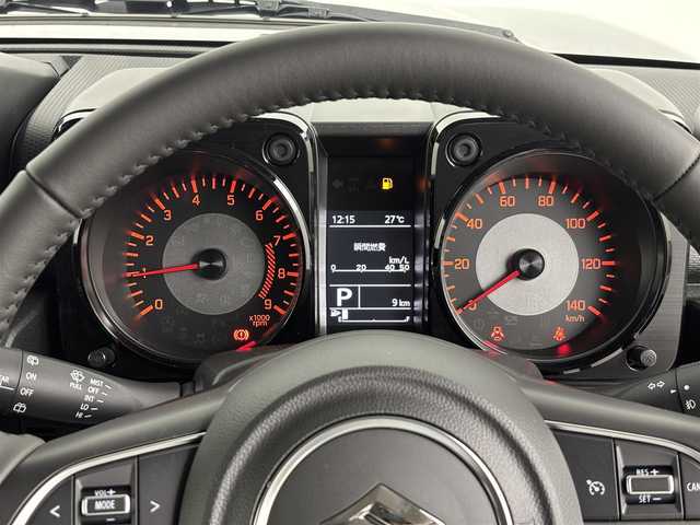 スズキ ジムニー XC 埼玉県 2025(令7)年 0.1千km ブルーイッシュブラックパール3 届出済未使用車　/クルーズコントロール　/コーナーセンサー　/シートヒーター　/スズキセーフティーサポート　/純正フロアマット　/純正ドアバイザー　/ミラー曇り止め　/スペアキー　/純正１６インチアルミホイール