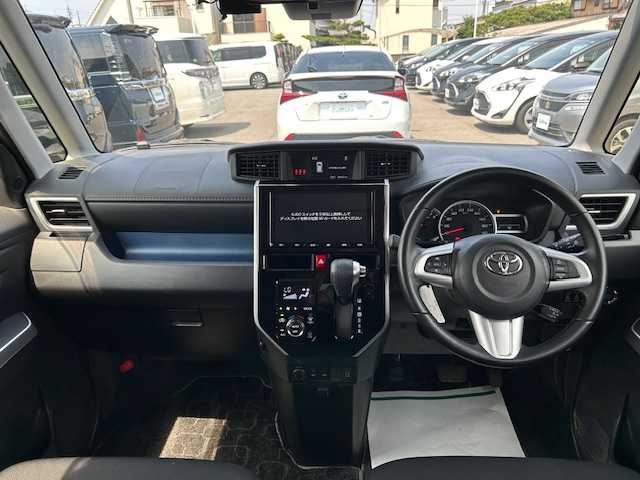 トヨタ ルーミー カスタムG 大阪府 2020(令2)年 3.9万km ブラックマイカメタリック ９インチナビ　/フルセグ　/Ｂｌｕｅｔｏｏｔｈ　/全方位カメラ　/フリップダウンモニター　/両側パワースライドドア　/シートヒーター　/前後ドライブレコーダー　/クルーズコントロール　/前後コーナーセンサー/ＥＴＣ