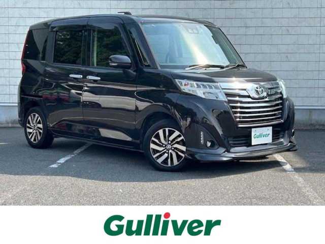 トヨタ ルーミー カスタムG 大阪府 2020(令2)年 3.9万km ブラックマイカメタリック ９インチナビ　/フルセグ　/Ｂｌｕｅｔｏｏｔｈ　/全方位カメラ　/フリップダウンモニター　/両側パワースライドドア　/シートヒーター　/前後ドライブレコーダー　/クルーズコントロール　/前後コーナーセンサー/ＥＴＣ