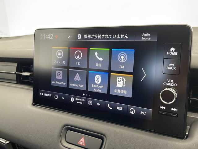 ホンダ ヴェゼル ハイブリッド e:HEV Z 愛知県 2025(令7)年 0.1千km クリスタルブラックパール 登録済未使用車/衝突軽減システム/純正9型ディズプレイオーディオ　ナビ機能あり/レーダークルーズコントロール/シートヒーター/Bluetooth/バックカメラ/電動リアゲート/コーナーセンサー/純正アルミホイール/ETC2.0/ブラインドスポットモニター/LEDヘッドライト/パドルシフト/オートライト/置くだけ充電機/ステアリングスイッチ/スマートキー/プッシュスタート