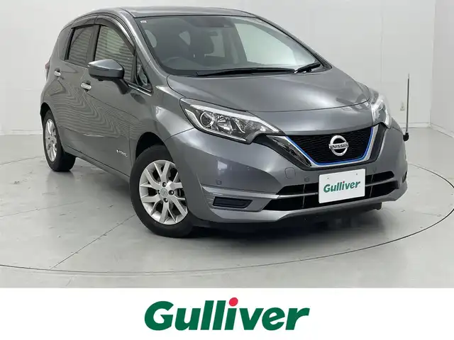 日産 ノート e－パワー X 茨城県 2017(平29)年 1.9万km ダークメタルグレー 純正ナビ/全周囲カメラ/フルセグ/衝突被害軽減ブレーキ/車線逸脱抑制装置/ソナー/デジタルインナーミラー/ETC/ドラレコ/純正15インチAW/スマートキー