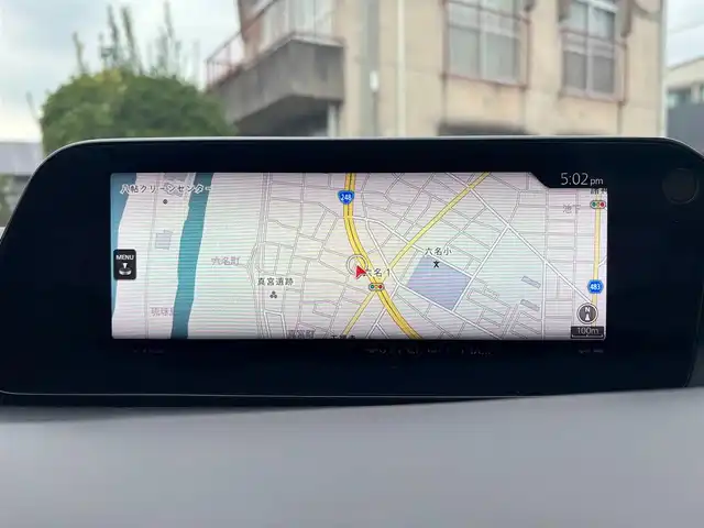マツダ マツダ３ファストバック 20S ブラックトーンED 愛知県 2022(令4)年 0.8万km ソウルレッドクリスタルM 純正ナビ　フルセグＴＶ　ＤＶＤ再生　　Ｂｌｕｅｔｏｏｔｈ　ＵＳＢ接続　スマホ連携　全方位カメラ　前後ドラレコ　ＥＴＣ　ＢＳＭ　ＬＫＡ　レーダークルーズ　ステアヒーター　シートヒーター　メモリシート　LEDオートハイビーム