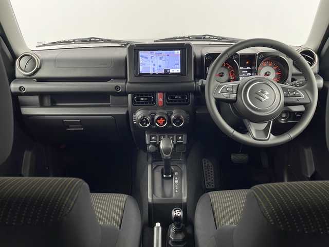 スズキ ジムニー XC 埼玉県 2025(令7)年 0.1万km ブルーイッシュブラックパール3 4WD/スズキセーフティサポート/クルーズコントロール/社外メモリナビ(型式：AVN-RB7)/CD/DVD/Bluetooth/前席シートヒーター/純正１６インチAW/プッシュスタート/スマートキー