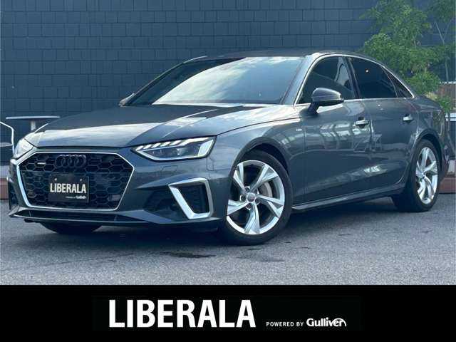 アウディ Ａ４ 45TFSIクワトロ Sライン 滋賀県 2021(令3)年 3.5万km デイトナグレーパールエフェクト Sラインプラスパッケージ/バーチャルコックピット/RSタイプグリル/ハーフレザー/・パワーシート/・全席シートヒーター /ACC/サイドアシスト/純正ナビ（DTV/BT/USB/CarPlay）/バックカメラ/コーナーセンサー /純正LEDヘッドライト/純正18インチAW