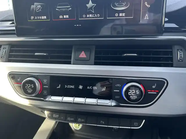 アウディ Ａ４ 45TFSIクワトロ Sライン 滋賀県 2021(令3)年 3.5万km デイトナグレーパールエフェクト Sラインプラスパッケージ/バーチャルコックピット/RSタイプグリル/ハーフレザー/・パワーシート/・全席シートヒーター /ACC/サイドアシスト/純正ナビ（DTV/BT/USB/CarPlay）/バックカメラ/コーナーセンサー /純正LEDヘッドライト/純正18インチAW