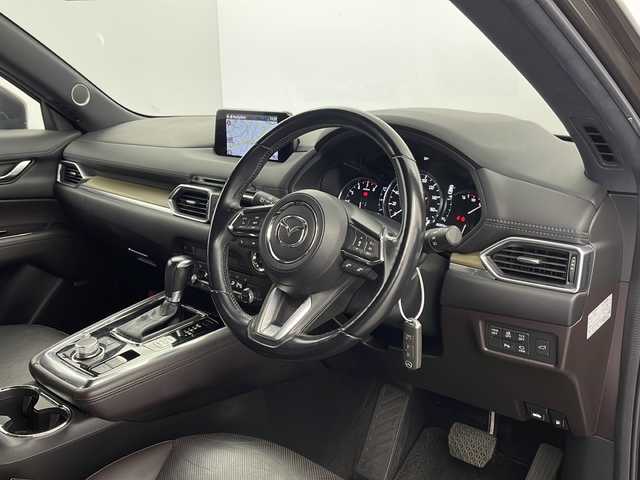 マツダ ＣＸ－８ 25S Lパッケージ 栃木県 2019(平31)年 6.7万km チタニウムフラッシュマイカ 禁煙車/純正メモリーナビ/・BT/フルセグ/USB/CD/DVD/AM/FM/衝突軽減ブレーキ/レーダークルーズコントロール/レーンキープアシスト/ブラインドスポットモニター/コーナーセンサー/アラウンドビューモニター/パワーバックドア/電動パーキング/オートブレーキホールド/レザーシート/前席パワーシート/D席メモリーシート/D/N/2nd席シートヒーター/D/N席エアーシート/ETC/純正フロアマット/スマートキー×2本/保証書