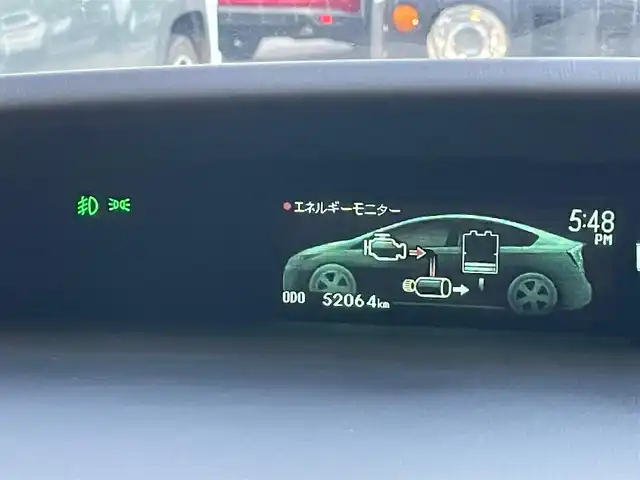 トヨタ プリウス G 大阪府 2013(平25)年 5.2万km ブラック 純正ナビ　/   フルセグTV/CD/DVD/Bluetooth/バックモニター/横滑り防止装置 /クルーズコントロール /アイドリングストップ /パワーシート/社外１５インチアルミホイール　/純正フロアマット/プッシュスタート  /スマートキー/ハーフレザーシート /ビルトインETC