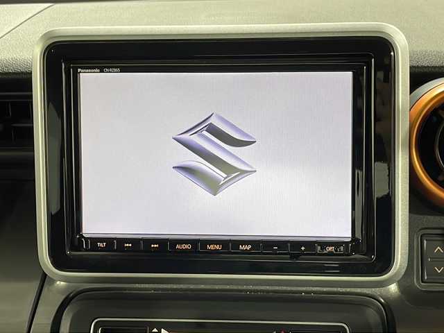 マツダ フレアワゴンタフスタイル ハイブリッドXT 広島県 2021(令3)年 4.8万km ライトブルー 純正８型ナビ/全周囲カメラ/両側パワースライドドア/シートヒーター/レーダークルーズコントロール/ドラレコ(前後)/ＥＴＣ/ヘッドアップディスプレイ/コーナーセンサー/オートハイビーム/衝突軽減/LEDヘッドライト/エアバッグ(運転席/助手席/カーテン)