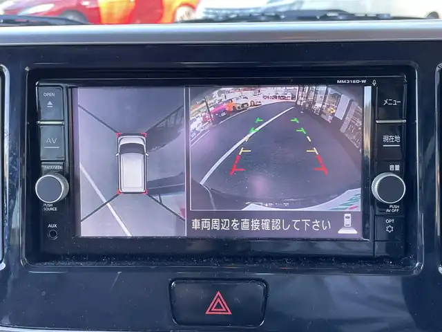 日産 デイズ ルークス HWS X Vセレクション 佐賀県 2019(令1)年 8.3万km ブラック エマージェンシーブレーキ　/コーナーセンサー　/純正ナビ/・アラウンドビューモニター　/・フルセグTV/BT/CD/DVD/ETC/純正前後ドラレコ(DJ4-D)/両側パワースライドドア　/純正15インチAW　　/LEDヘッドライト　/フォグランプ/オートマチックハイビーム/ハーフレザーシート/プッシュスタート/リアサーキュレーター/リアサンシェード/ステアリグスイッチ/保証書
