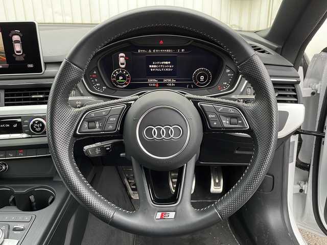 アウディ Ａ５ SB 45TFSIクワトロ Sライン 道北・旭川 2019(平31)年 3.3万km グレイシアホワイトメタリック /4WD//禁煙車//純正メモリナビ//CD/DVD/SD/BT/USB/AUX/フルセグ//バックカメラ//Audiプレセンス//Audiサイドアシスト//Audiアクティブレーンアシスト//渋滞アシスト//アダプティブクルーズコントロール//コーナーセンサー//アイドリングストップ//パドルシフト//ハーフレザーシート//シートヒーター//パワーシート//オートライト//LEDヘッドライト//リアフォグ//ヘッドライトウォッシャー//前後ドライブレコーダー//ビルトインETC2.0//パワーバックドア//トノカバー//純正フロアマット//オートワイパー//保証書//取説