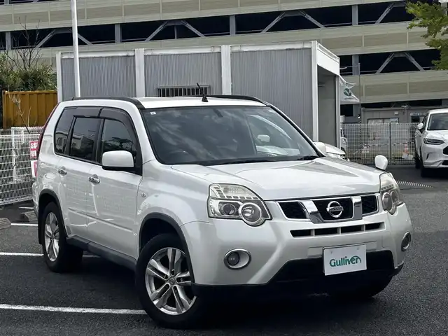 日産 エクストレイル 20X 静岡県 2011(平23)年 11万km ブリリアントホワイトパール ワンオーナー/社外ナビ（DVD/FM/AM/フルセグTV）/ETC/ドラレコ/バックカメラ/D席/N席　シートヒーター/エアーシート/純正フロアマッ