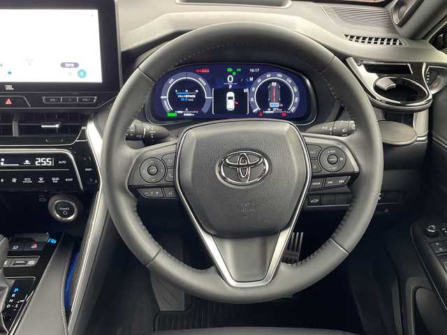 トヨタ ハリアー ハイブリッド Z 兵庫県 2023(令5)年 3.5万km ブラック ・モデリスタエアロ/・JBLサウンドシステム/・トヨタセーフティーセンス/・プリクラッシュセーフティ/・レーントレーシングアシスト/・リヤクロストラフィックアラート/・パーキングサポートブレーキ/・ロードサインアシスト/・BSM/・先行車発進お知らせ/・クリアランスソナー/・レーダークルーズコントロール/・オートマチックハイビーム/・純正12.3インチナビ＆フルセグ＆BT＆USB/・バックカメラ/・サイドカメラ/・デジタルインナーミラー（録画機能付き）/・ビルトインETC/・運転席パワーシート/・電動パーキングブレーキ/・オートホールド/・スマートキー/・スペアキー/・プッシュスタート/・ヘッドアップディスプレイ/・LEDヘッドライト/・フォグ/・オートライト/・フロアマット/・W＋サイドエアバッグ/・カーテンエアバック/・BLITZ車高調/・社外21インチアルミホール