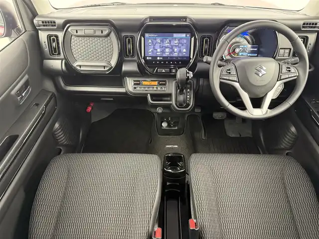 スズキ ハスラー HYBRID X 愛知県 2024(令6)年 0.3万km フェニックスレッドパール/ガンメタリック2トーンルーフ 純正メモリナビ/（BT/フルTV/CD/AM/FM/ipod）/全方位カメラ/スズキセーフティサポート/・衝突被害軽減ブレーキ/・アダプティブクルーズコントロール/・誤発進抑制機能/・ハイビームアシスト/LEDライト/シートヒーターDN席/コーナーセンサー後方/USB端子/純正アルミホイール/純正フロアマット