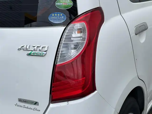 スズキ アルト エコ L 山形県 2014(平26)年 7.8万km スペリアホワイト 禁煙車/純正オーディオ/・AM/FM/CD/盗難防止装置/ハロゲンヘッドライト/リモコンキー/ダブルエアバック/純正フロアマット/純正ドアバイザー/冬タイヤ積み込み/保証書/取扱説明書