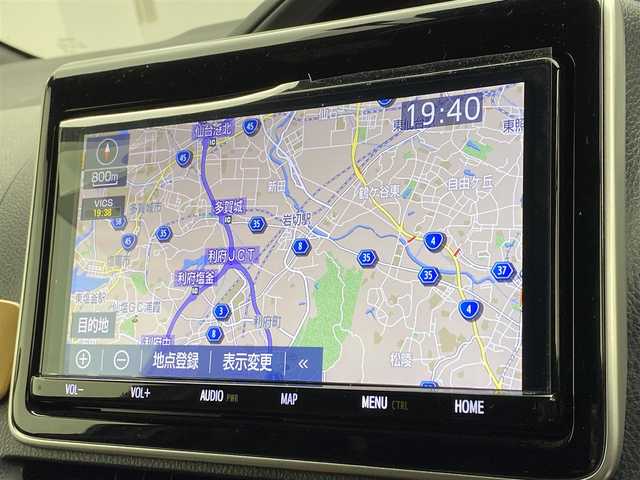 トヨタ エスクァイア ハイブリッド Gi プレミアムパッケージ 宮城県 2019(平31)年 2.8万km ブラッキッシュアゲハガラスフレーク 純正9インチナビ/（NSZT-Y68T)/純正フリップダウンモニター/純正OPエアロ/安全装備/・衝突被害軽減システム/・横滑り防止装置/・レーンキープアシスト/アイドリングストップ/クルーズコントロール/ETC/スマートキー/バックカメラ/フルセグテレビ/USB入力端子/ハーフレザー/シートヒーター/両側パワースライド/コーナーセンサー/ドライブレコーダー
