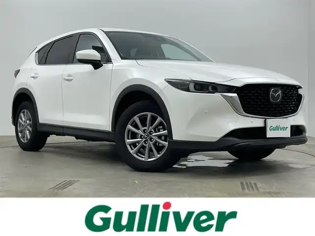 マツダ ＣＸ－５ XD スマートエディション 岡山県 2022(令4)年 3.3万km スノーフレイクホワイトパールマイカ 純正10.25インチナビ/・FM/AM/Bluetooth/フルセグ/Carplay/全方位カメラ/セーフティ/・スマートブレーキサポート/・車線逸脱警報/・ブラインドスポットモニター/・レーダークルーズコントロール/・オートマチックハイビーム/・コーナーセンサー/ETC/USB入力端子/純正17インチアルミ/純正フロアマット