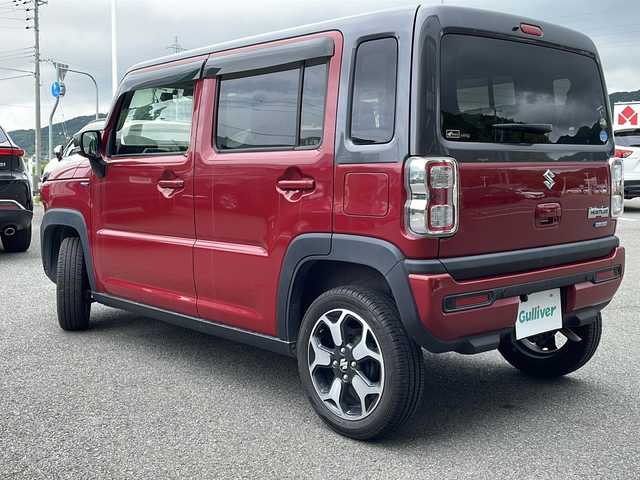 スズキ ハスラー HYBRID X 兵庫県 2020(令2)年 5.5万km フェニックスレッドパール/ガンメタリック2トーンルーフ 社外ナビ/・BT/・CD/DVD/衝突軽減/アイドリングストップ/パーキングアシスト/ドラレコ/シートヒーター/コーナーセンサー前後/バックカメラ/パドルスイッチ/純正アルミホイール/LEDライト