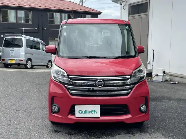日産 デイズ ルークス ハイウェイスターX Gパッケージ 宮城県 2015(平27)年 5.2万km アゼリアピンク 純正フリップダウンモニター　/純正ナビゲーション　/　（フルセグテレビ・FM/AM・CD/DVD・/　Bluetooth・USB・iPod）/両側パワースライドドア　/全方位カメラ・バックカメラ/ワンオーナー　/　（保証書・取扱説明書・記録簿）/純正エンジンスターター　/ＥＴＣ/ダブル＋サイドエアバッグ/アイドリングストップ/電動格納ミラー/オートライト/社外AW付スタッドレスタイヤ積載/　（155/65・14インチ・溝5mm)