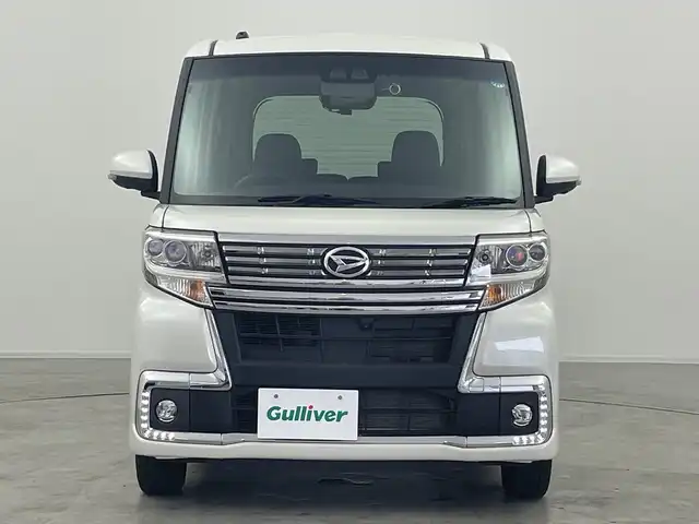 ダイハツ タント カスタムX トップED LTD SAⅢ 群馬県 2018(平30)年 1.5万km パールホワイトⅢ 純正８型ナビ　全周囲カメラ　衝突被害軽減ブレーキ　両側電動スライドドア　ハーフレザーシート　シートヒーター　ＥＴＣ　前後ドライブレコーダー　オートハイビーム　アイドリングストップ　ＬＥＤ　禁煙車