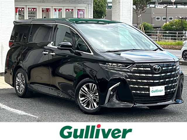 トヨタ アルファード Z 千葉県 2024(令6)年 0.9万km ブラック パノラマルーフ ナビ 全方位カメラ フルセグ 皮 1列目2列目電動シート/温冷シート 両側電動スライドドア 電動リアドア 置くだけ充電 ETC デジタルミラー HDMI ステアヒーター Pアシスト